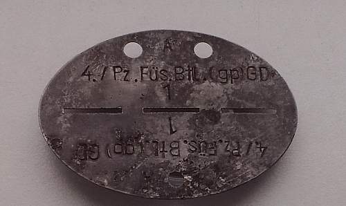 Grossdeutschland rare dog tag