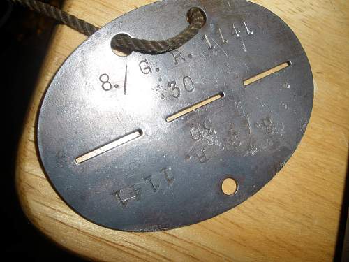 German dogtag