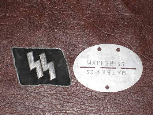 German &quot;Waffen-SS&quot; Dog Tag Identification help?