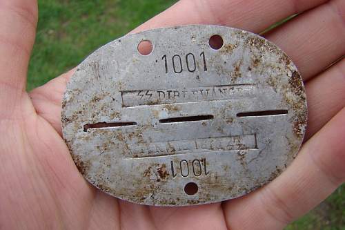 SS Dirlewanger dog tag