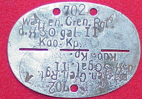 Dog Tag - Galicien division