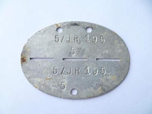 Infantry Dog Tag Real or Fake???