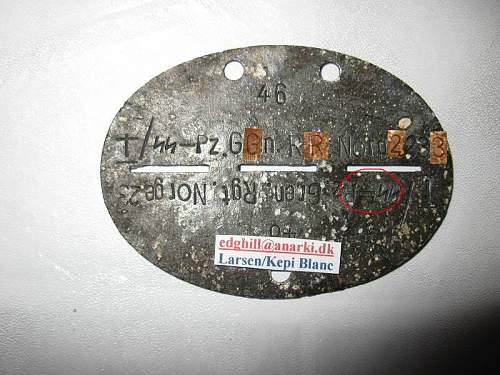 ID tag SS Norge Rgt. 23