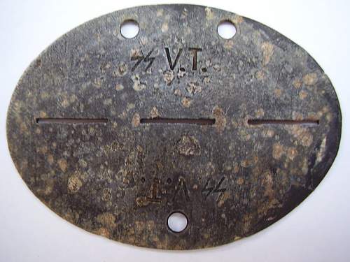 SS VT Dog Tag