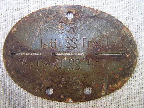 SS Nederland, Gen Seiffardt ID disc