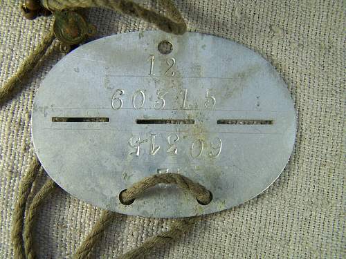 Luftwaffe J.G 26 dog tag