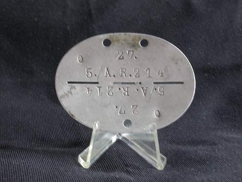 Artillery id disc, i think?