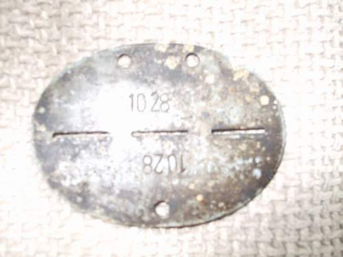 Estonian SS Dog Tag