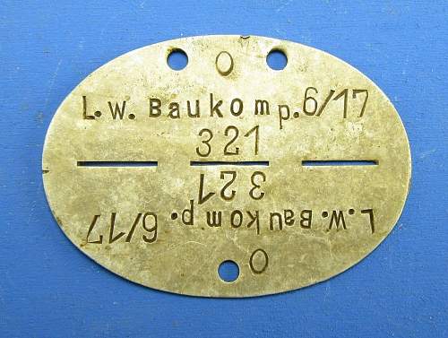 Luftwaffe ID Tag