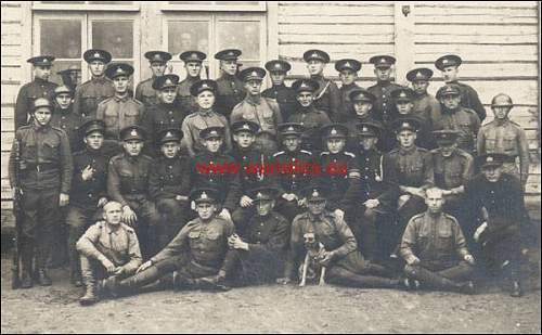 Helmets in Estonian Army- period pictures