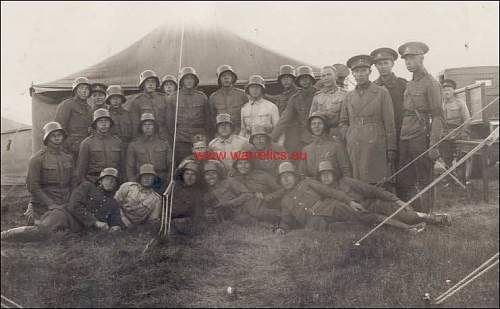 Helmets in Estonian Army- period pictures