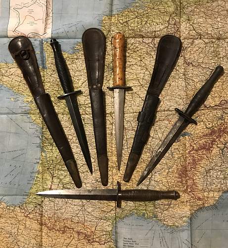 Unusual cork handled FS knife