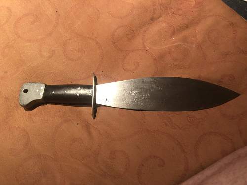 Fairbairn &amp; Sykes Smatchet Knife. Convinced it's genuine?