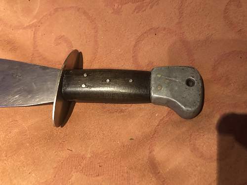 Fairbairn &amp; Sykes Smatchet Knife. Convinced it's genuine?