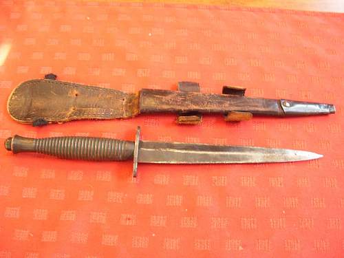 British Fairbairn Sykes Fighting Knife