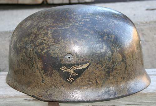 Need opinions on this Camo Fallschirmjäger helmet...