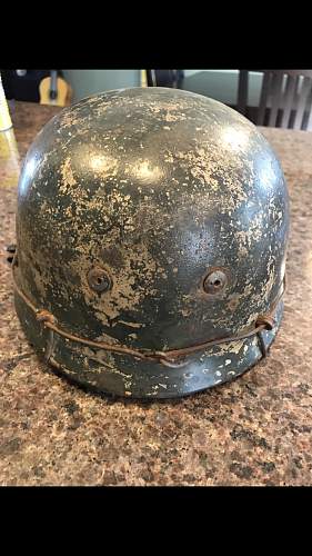 German paratrooper FJ camo helmet opinions