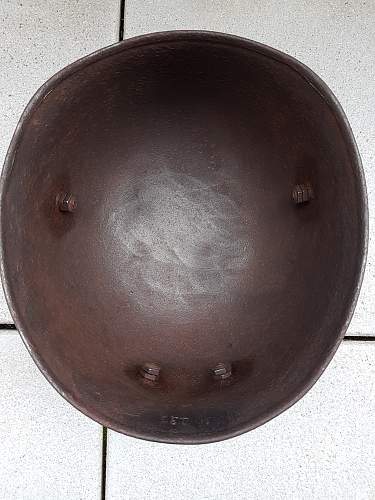 Dug out M38 helmet genuine ?