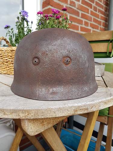 Dug out M38 helmet genuine ?