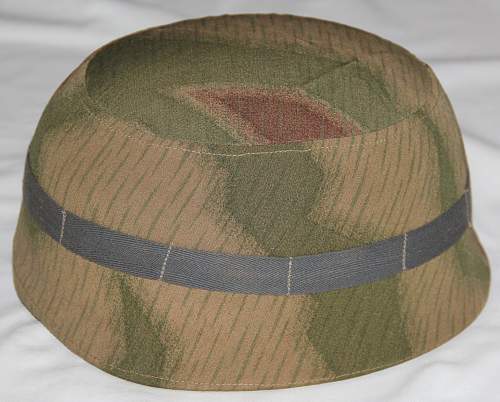 Tan Water Pattern Camouflage M38 Fallschirmjager Helmet Cover for Review