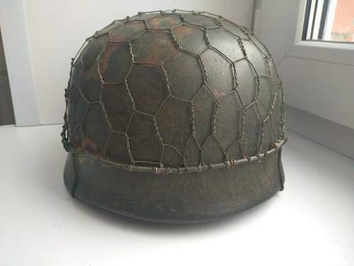 Some opinions about this M 38 paratrooper helmet please