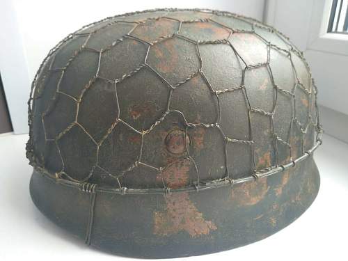 Some opinions about this M 38 paratrooper helmet please