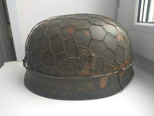 Some opinions about this M 38 paratrooper helmet please