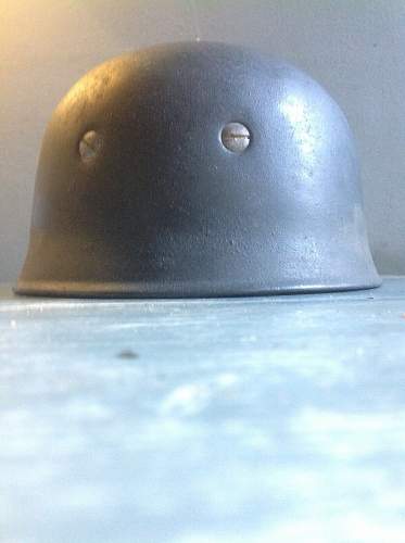 Need help with this late war ckl68 paratrooper helmet please