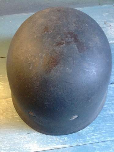 Need help with this late war ckl68 paratrooper helmet please