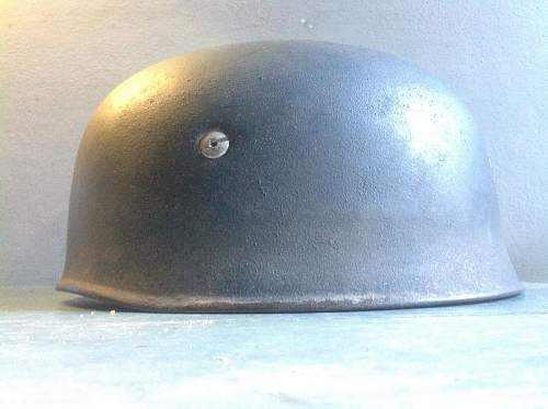 Need help with this late war ckl68 paratrooper helmet please