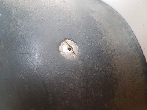 Need help with this late war ckl68 paratrooper helmet please