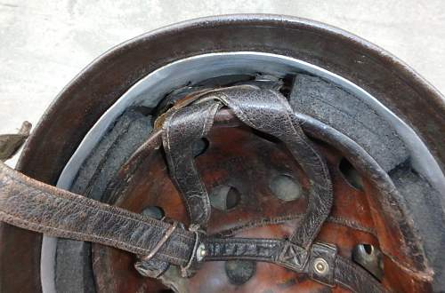 Fallschirmjager Helmet M38. Helps needed