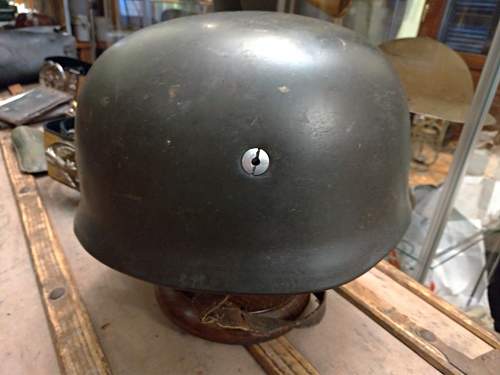 Fallschirmjäger helmet from Italy