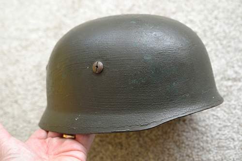 Unknown WWII German Fallschirmjäger Helmet