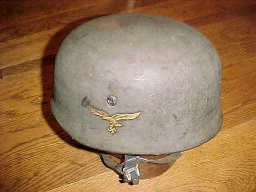 Model 38 single decal Fallschirmjäger helmet