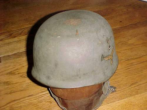 Model 38 single decal Fallschirmjäger helmet