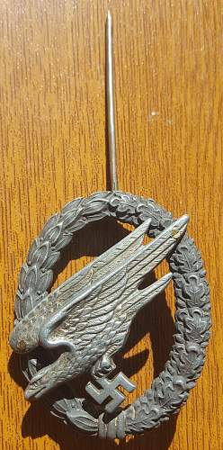 Some Pictures of my Fallschirmschützenabzeichen der Luftwaffe, Luftwaffe Paratrooper's badge