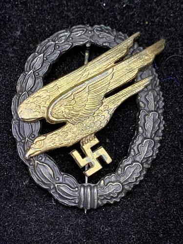 Assmann Fallschirmschützenabzeichen der Luftwaffe