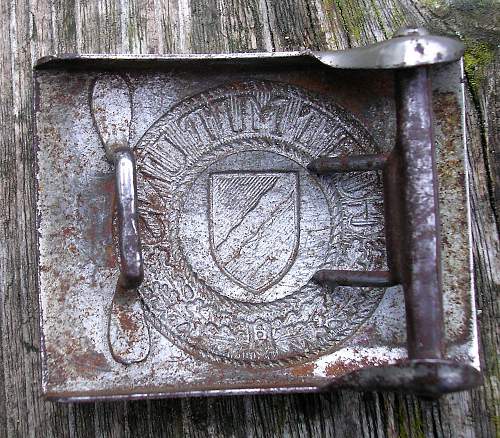 Stuttgart feuerschutzpolizei belt buckle