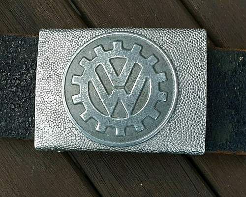 Thoughts on this Volkswagen belt buckle please