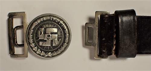 Here is a rarity...DRV (German Cyclists' Association) buckle and belt