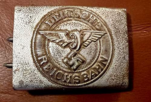 Fake Reichsbahn buckle in steel ?