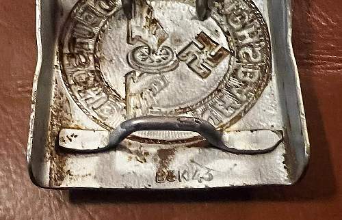 Fake Reichsbahn buckle in steel ?