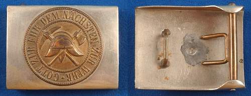 Single Solder Point Feuerwehr Buckles