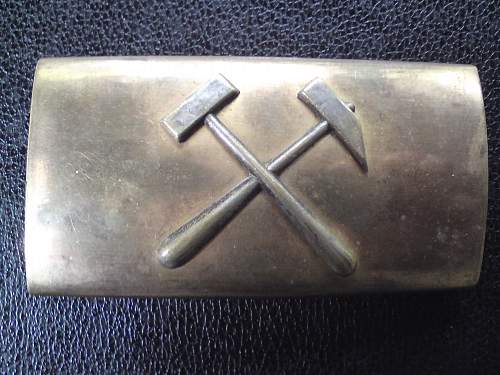 MINING ASSOCIATION BUCKLE. Original or not?