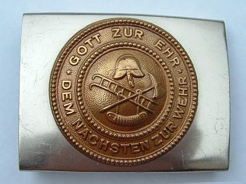 Feuerwehr buckle.