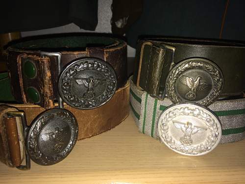 Forestry Belt and Buckle