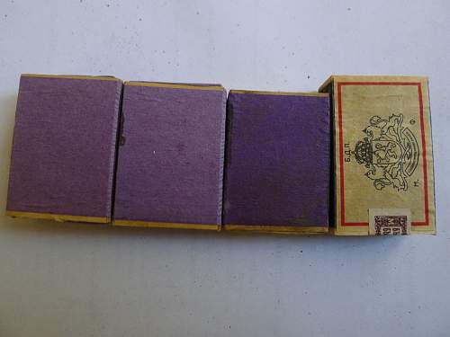 War box of matches