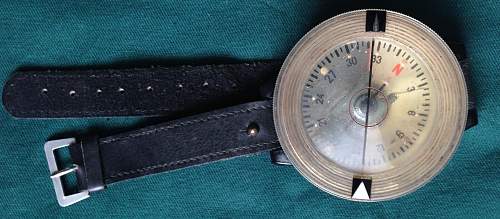 LW wrist compass for pilots and flying personel