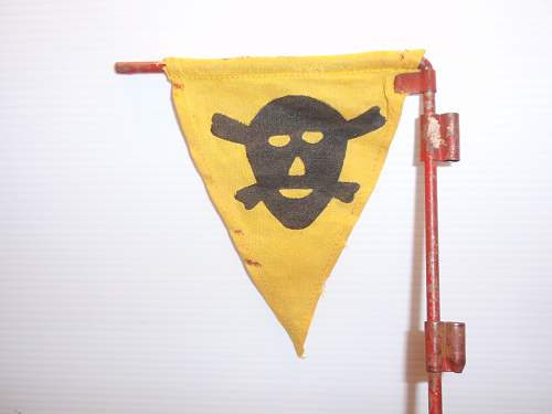 Mine alert flag